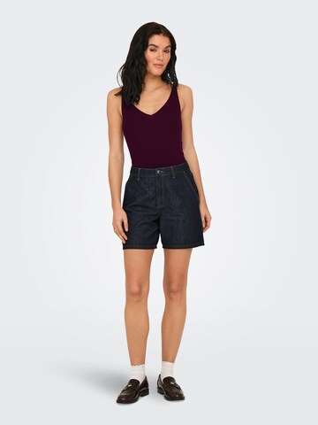 JDY Gebreide top 'JDYNanna' in Lila