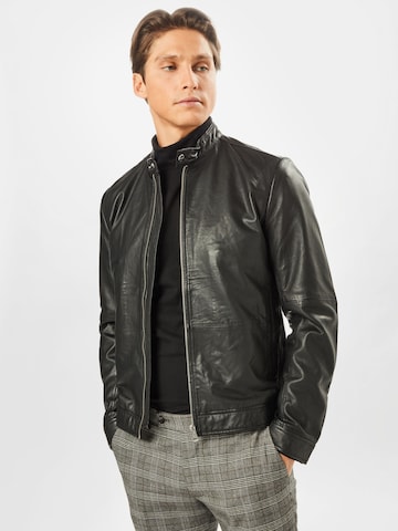 Matinique Between-Season Jacket 'Adron' in Black: front