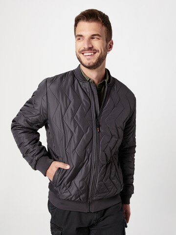 INDICODE JEANS Between-season jacket 'Ichnos' in Grey: front