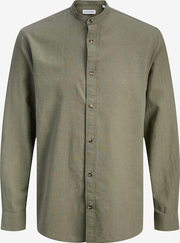 JACK & JONES Button Up Shirt 'JJESummer' in Green: front