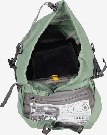 JACK WOLFSKIN Sports Backpack 'Peak Hiker' in Green