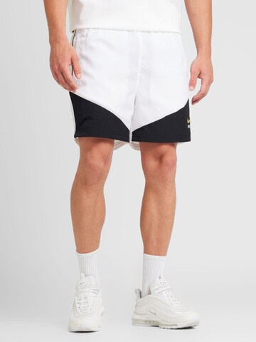 Nike Sportswear Обычный Штаны 'AIR' в Белый: спереди