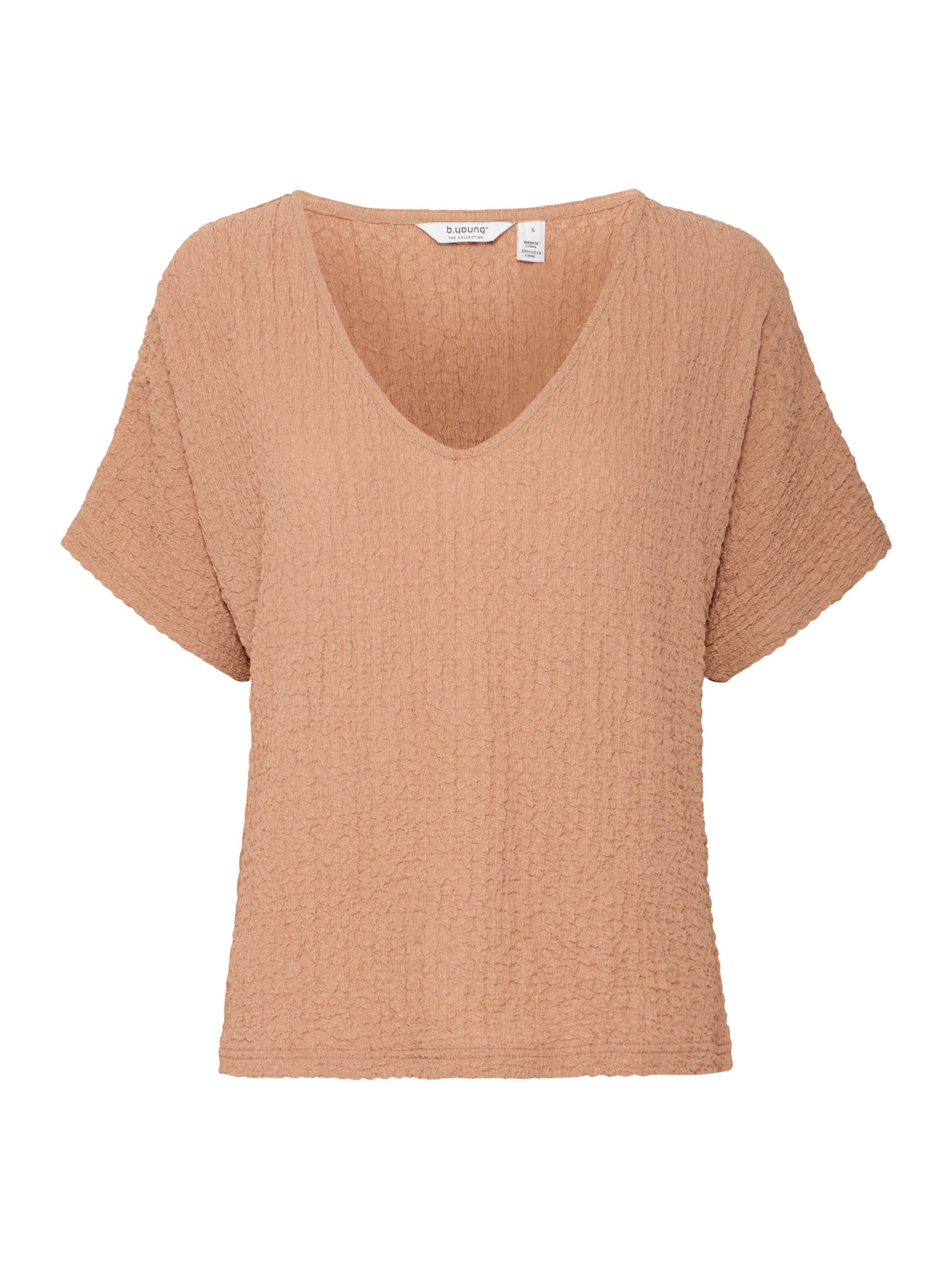 T-shirt 'BYUmmi' b.young en marron : devant