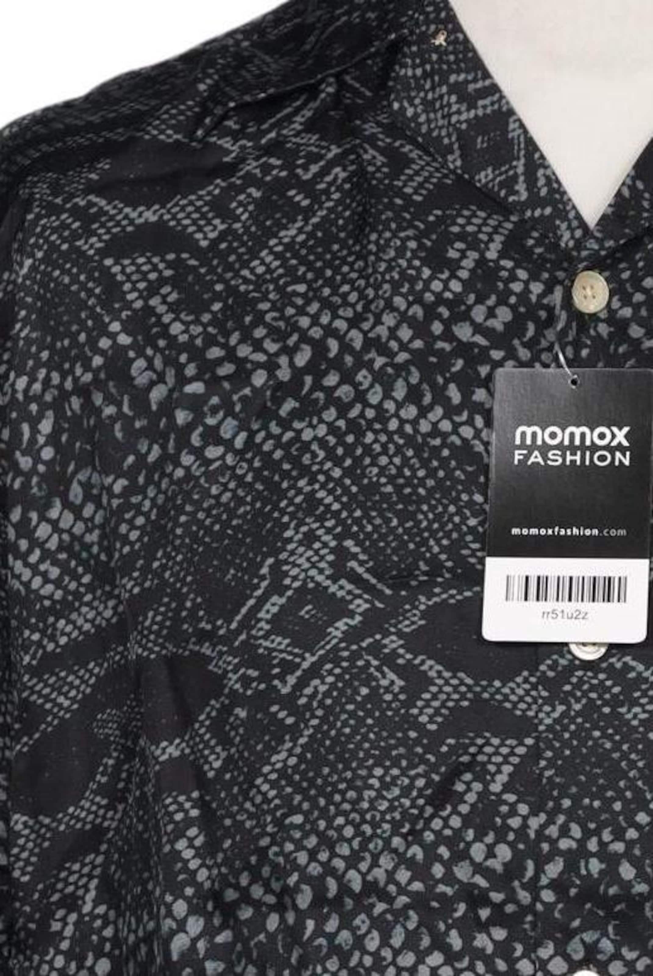 AllSaints Button Up Shirt in L in Black