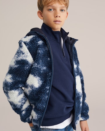 WE Fashion Демисезонная куртка в Синий