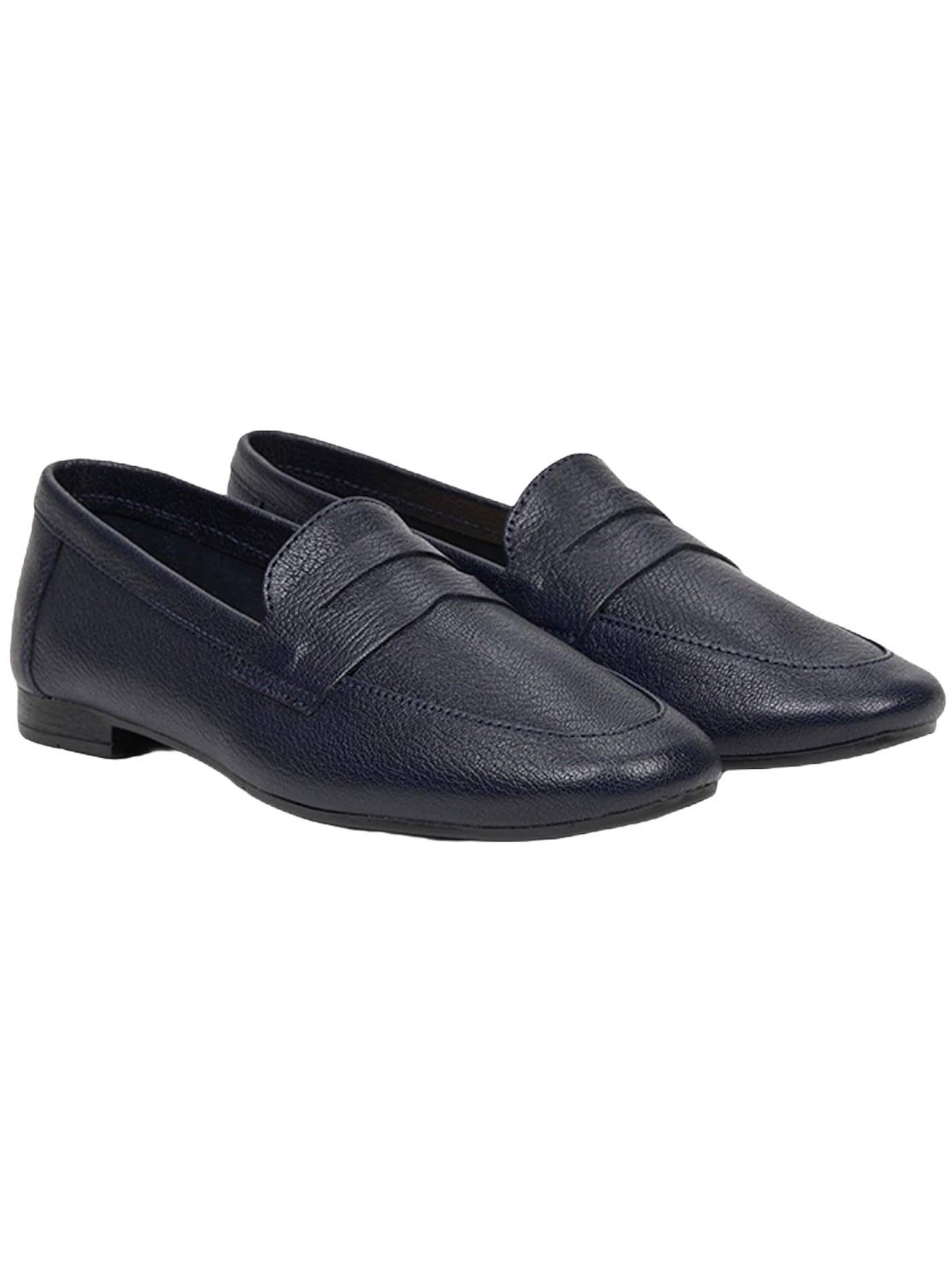 Mocassin 'Slipper' Desa en bleu : devant