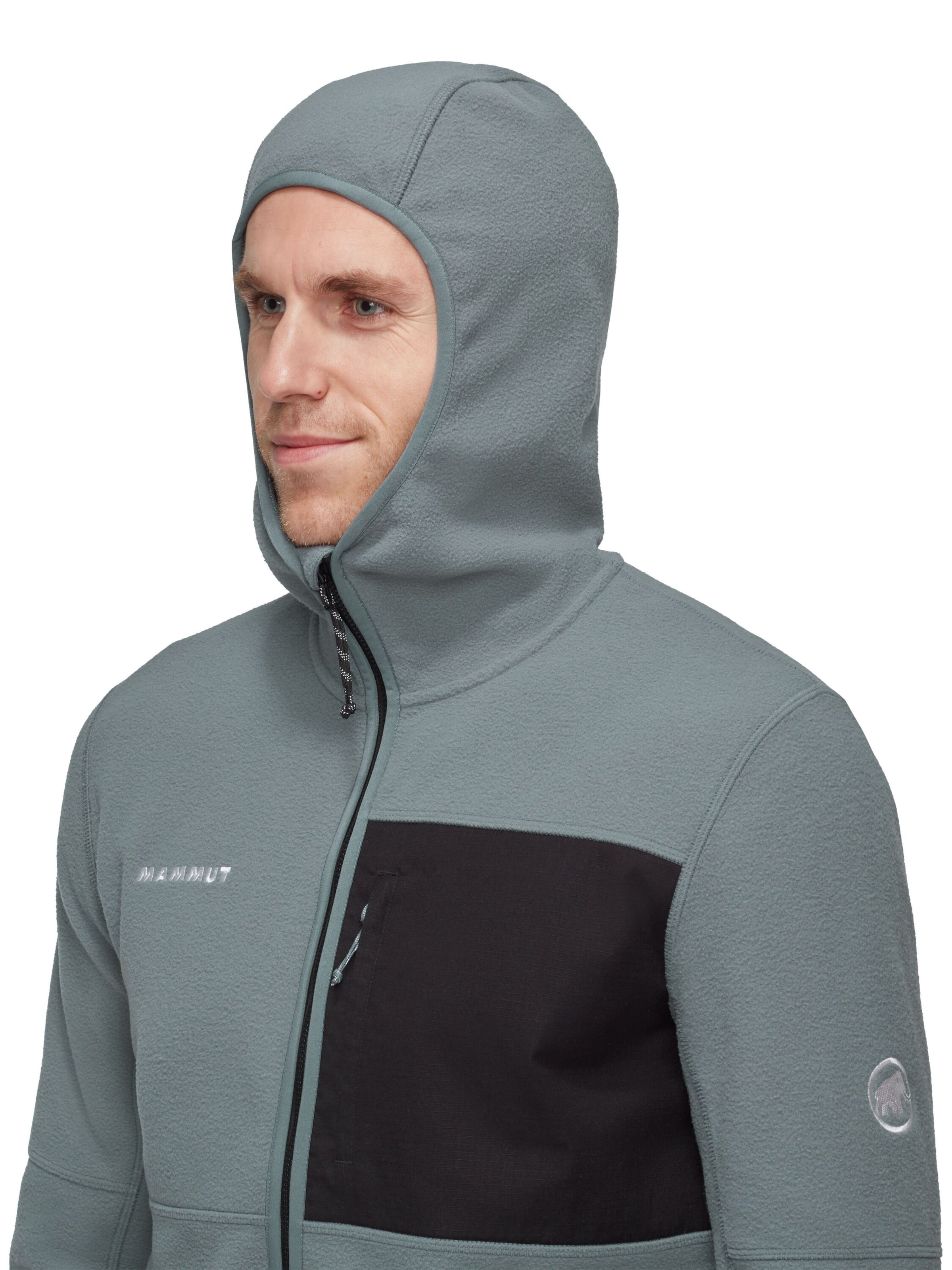 MAMMUT Athletic Fleece Jacket 'Tamaro' in Green