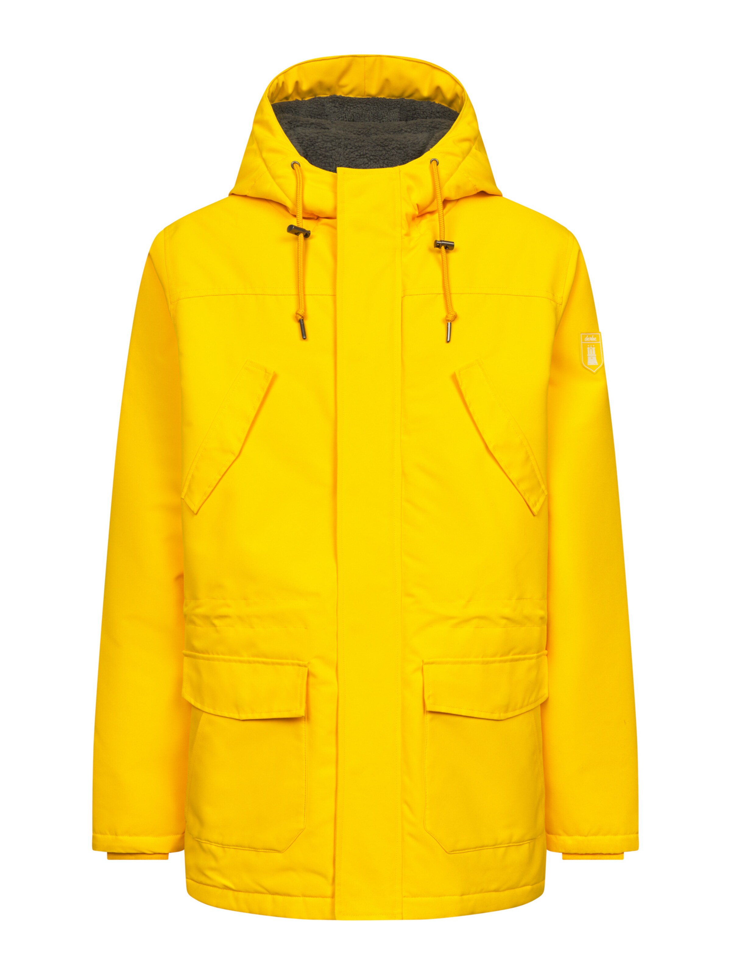 Derbe Winter Jacket 'Festholm' in Yellow: front