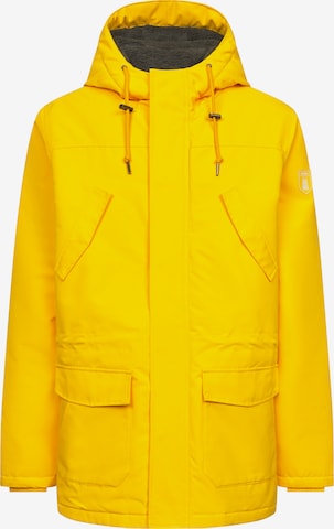 Derbe Winter Jacket 'Festholm' in Yellow: front