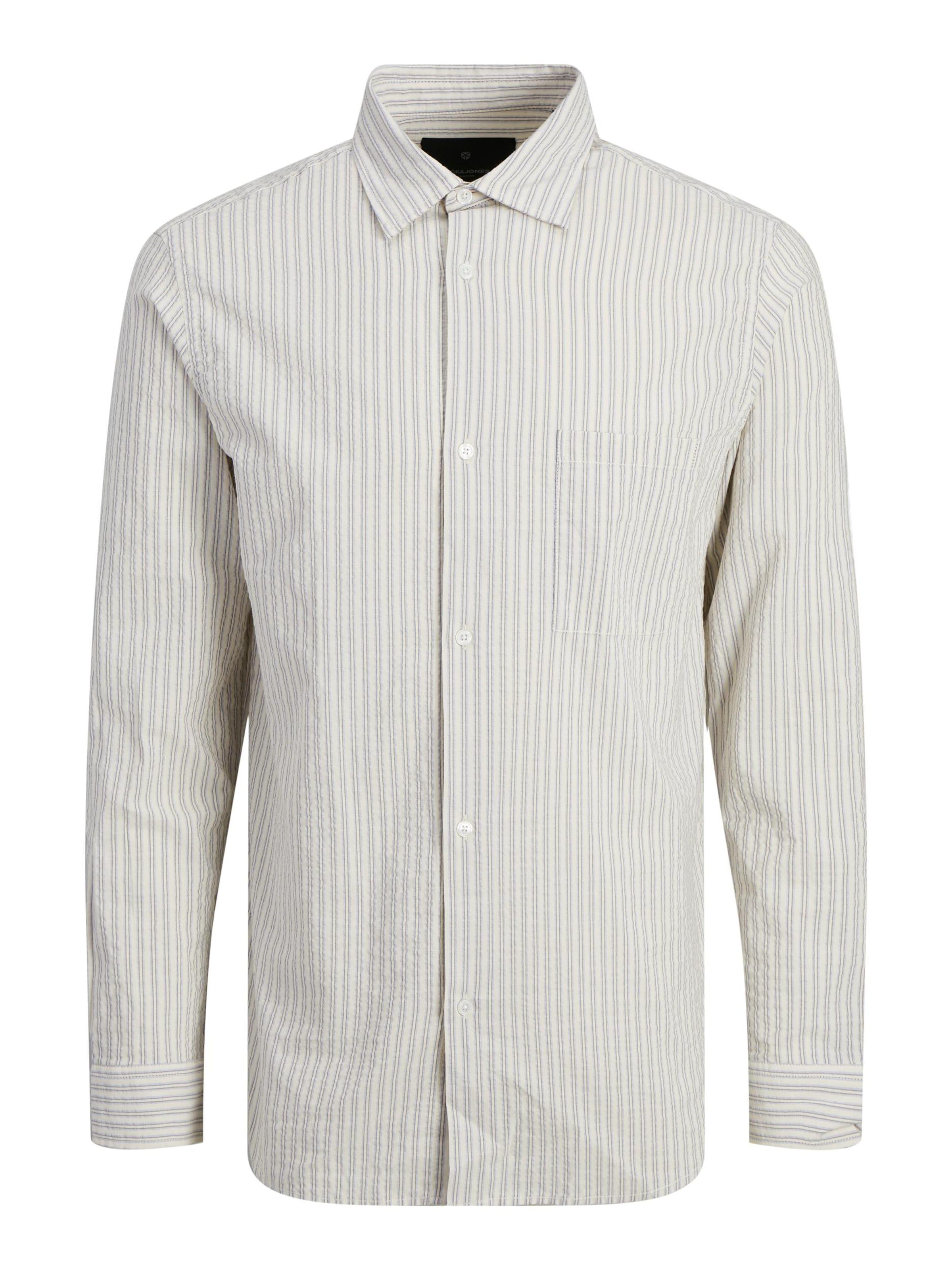 JACK & JONES Regular Fit Hemd 'PHOENIX' in Weiß: Vorderseite