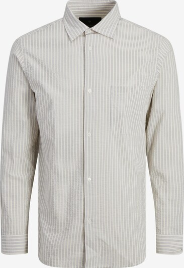 JACK & JONES Button Up Shirt 'PHOENIX' in Dark grey / White, Item view