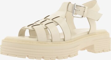 BULLBOXER Strap Sandals in Beige: front