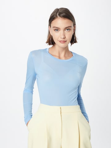 Max Mara Leisure - Camisa 'TRENTO' em azul: frente