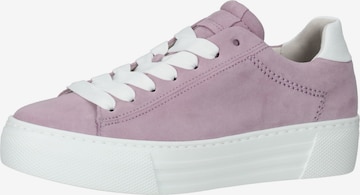 Sneaker bassa di GABOR in rosa: frontale