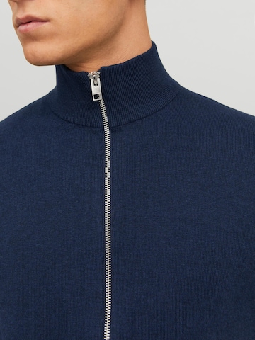 JACK & JONES Strickjacke 'Emil' in Blau