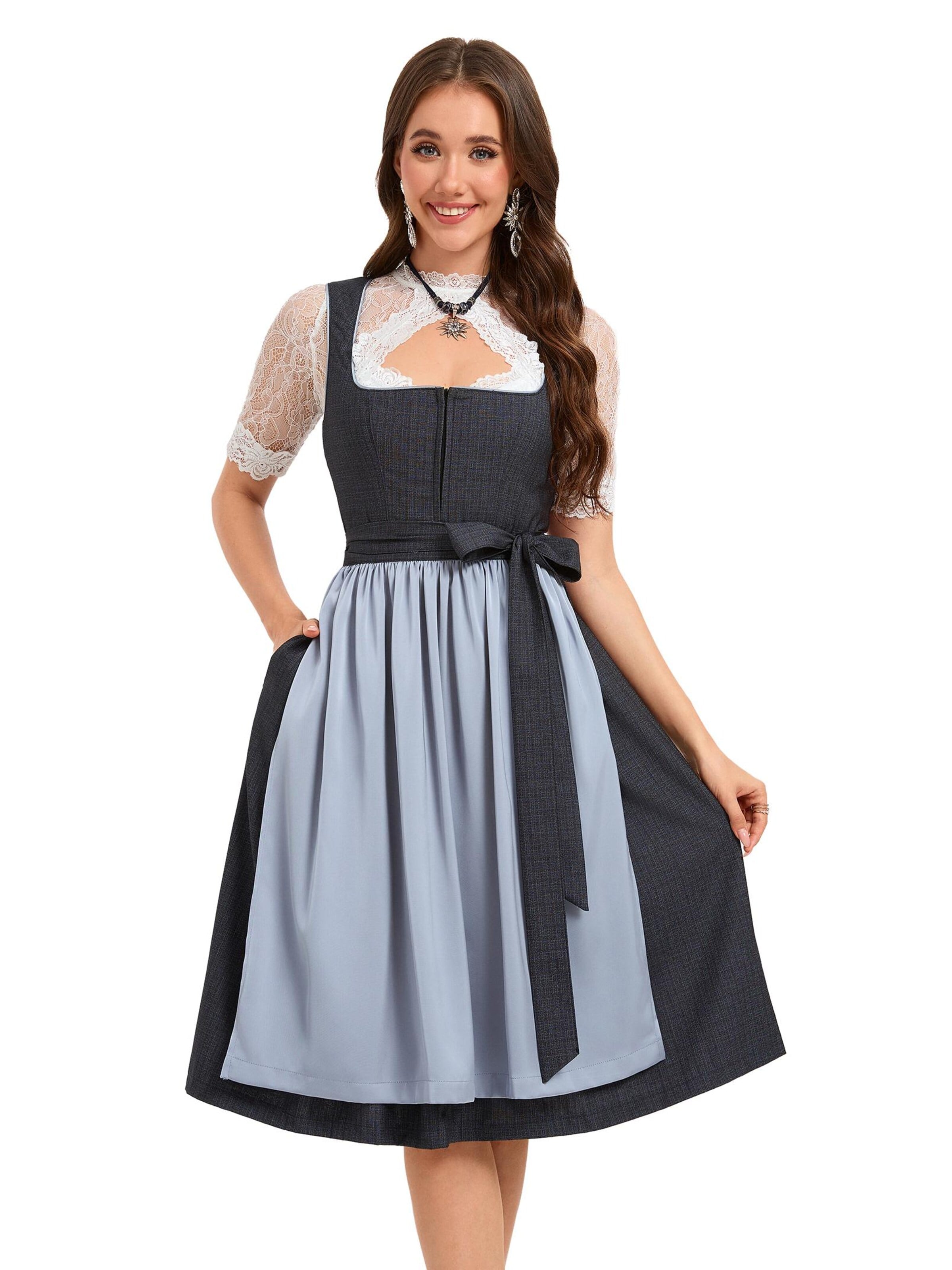 Yesfashion Dirndl‌‌ in Grau