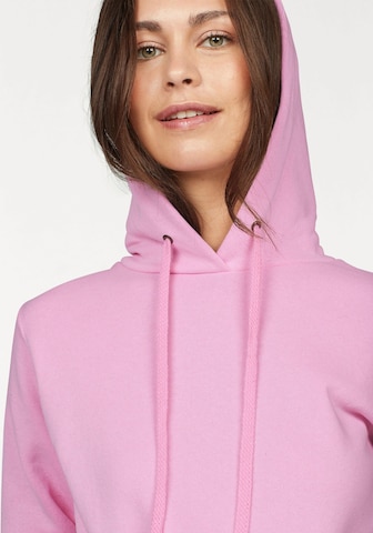 FRUIT OF THE LOOM Sweatshirt in Pink