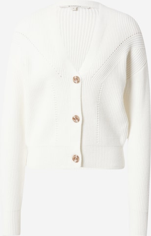 GARCIA Knit Cardigan in White: front