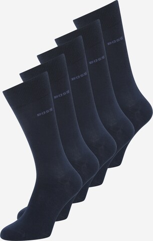 Chaussettes BOSS en bleu : devant