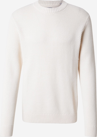 JACK & JONES Sweater 'JOREaton' in Beige: front