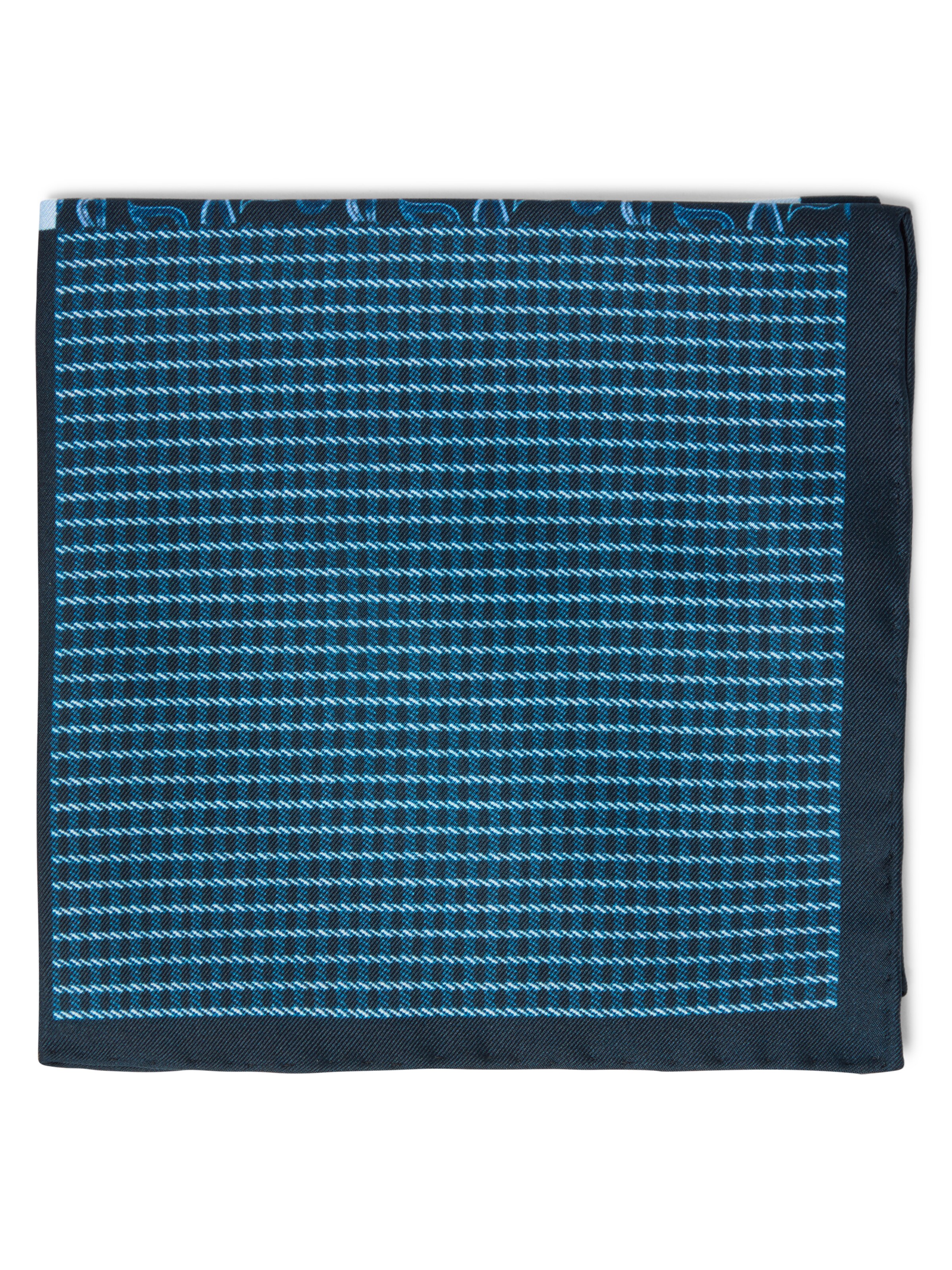OLYMP Pocket Square in Blue: front