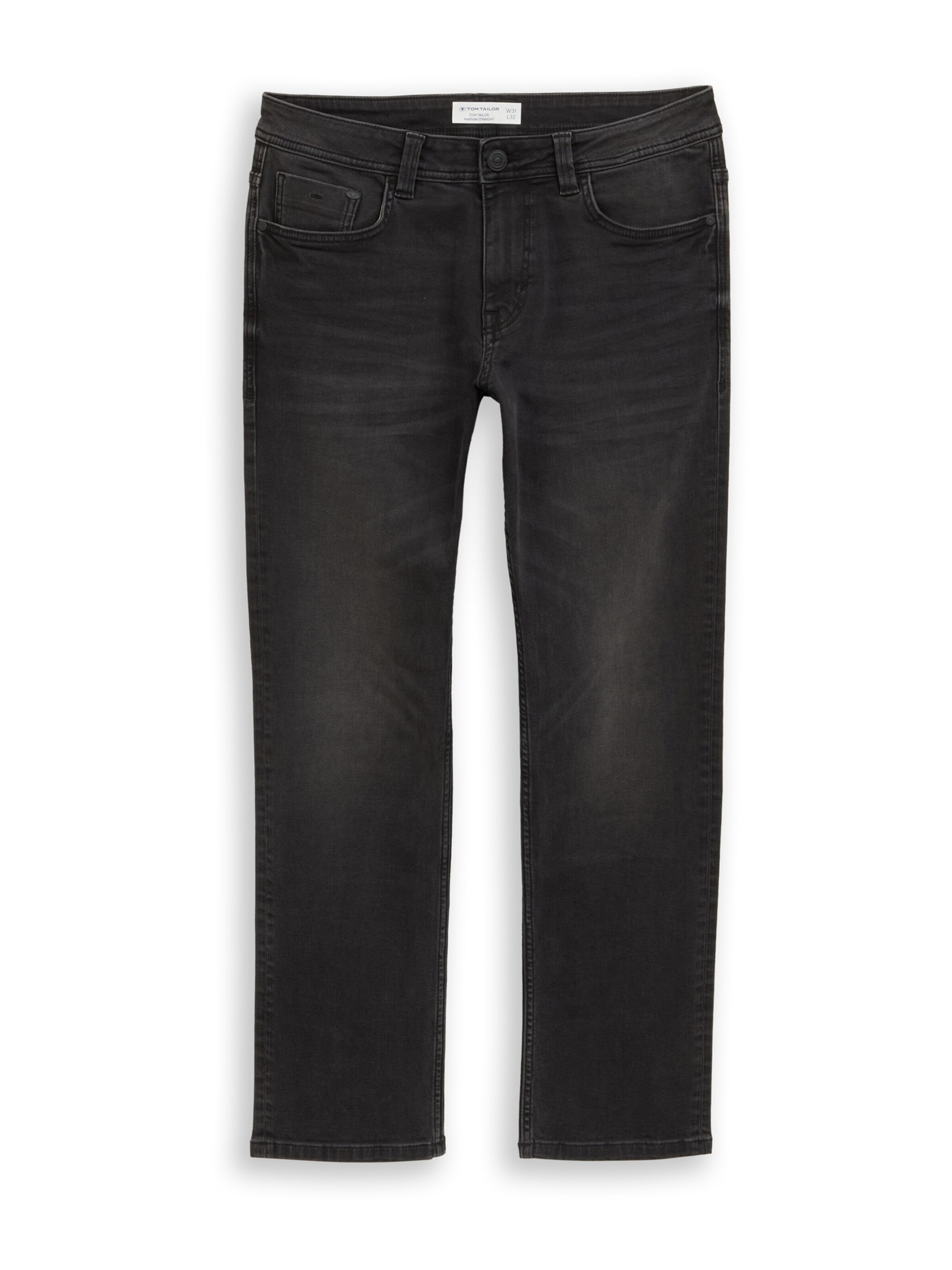 TOM TAILOR Jeans 'Marvin' in Schwarz: Vorderseite
