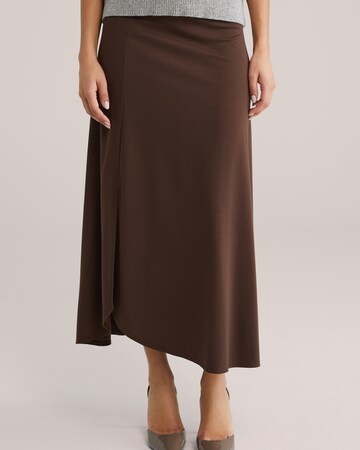 WE Fashion Szoknyák - barna: elől