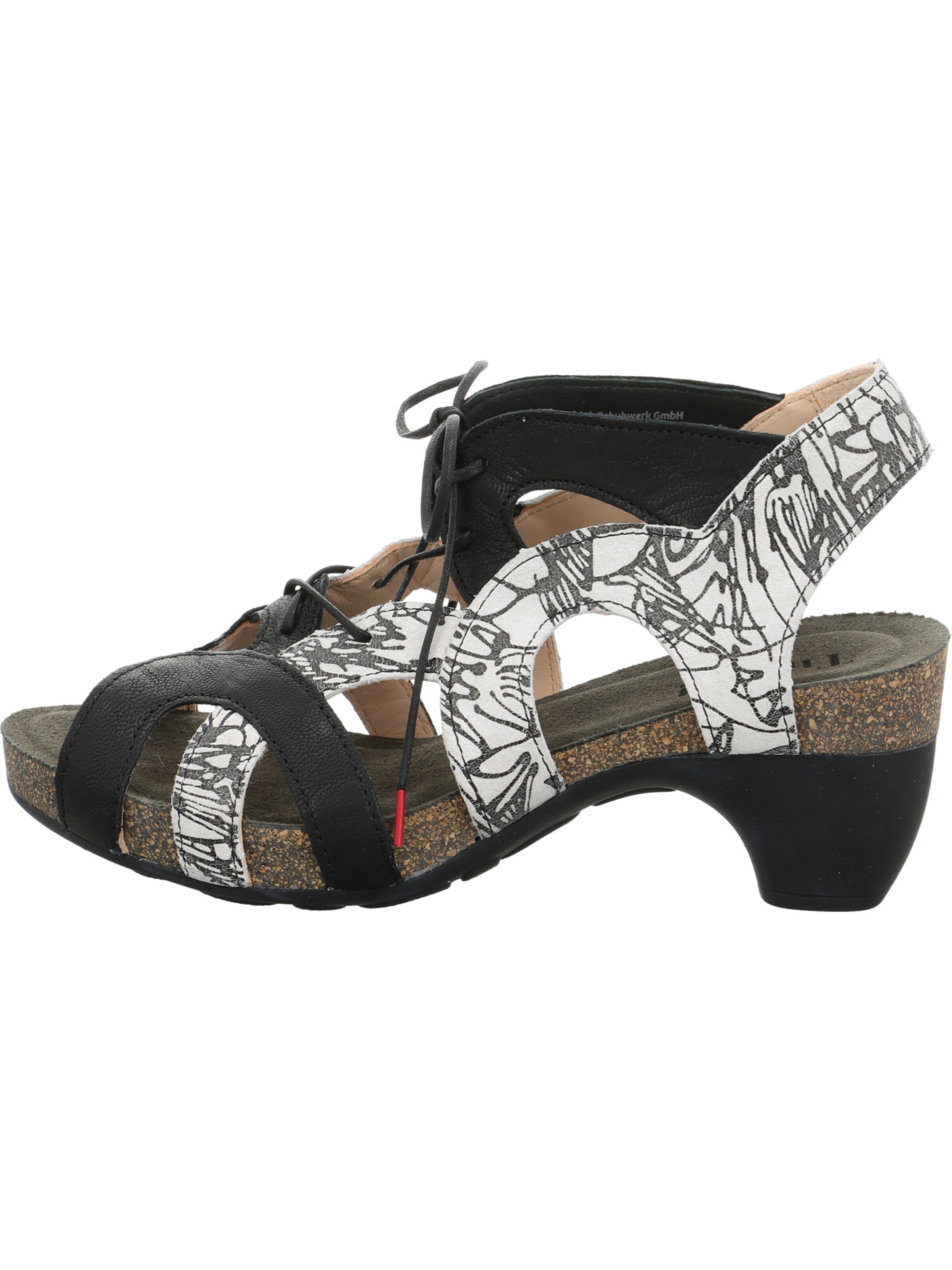 THINK! Sandale 'Traudi' in Schwarz