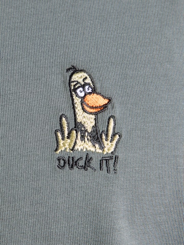 Iriedaily Koszulka 'What The Duck' w kolorze zielony