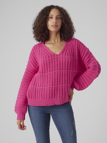 VERO MODA Sweater 'Smilla' in Purple: front