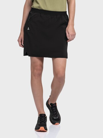 Schöffel Skirt ' Hiking Skirt Style Blaueis WMS ' in Black: front
