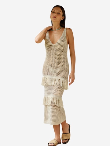 Cupshe Beach Dress in Beige