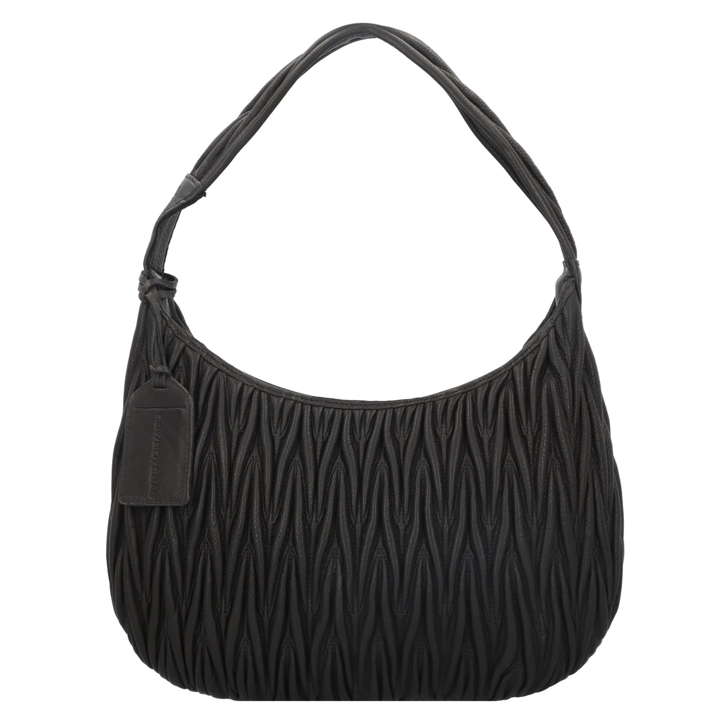 Borsa a spalla 'Oregon' di Cowboysbag in nero: frontale