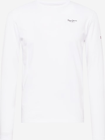 Pepe Jeans - Camiseta en blanco: frente