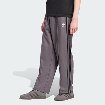 ADIDAS ORIGINALS Baggy Trousers 'Adicolor Firebird' in Grey: front