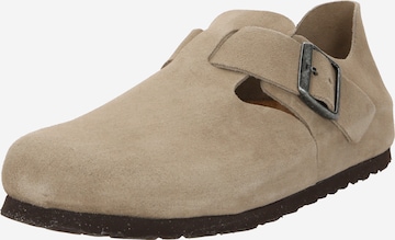 BIRKENSTOCK Slipper 'London' in Grau: predná strana