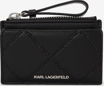 Astuccio di Karl Lagerfeld in nero: frontale