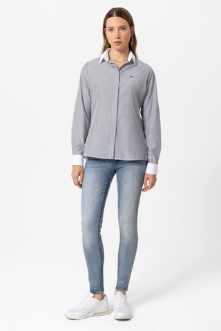 Chemisier 'OLIVIA' DENIM CULTURE en gris