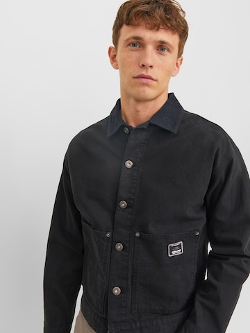 JACK & JONES Between-Season Jacket 'DEREK' in Black