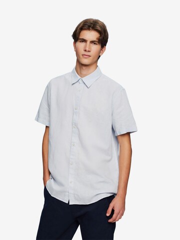 Coupe regular Chemise ESPRIT en bleu : devant