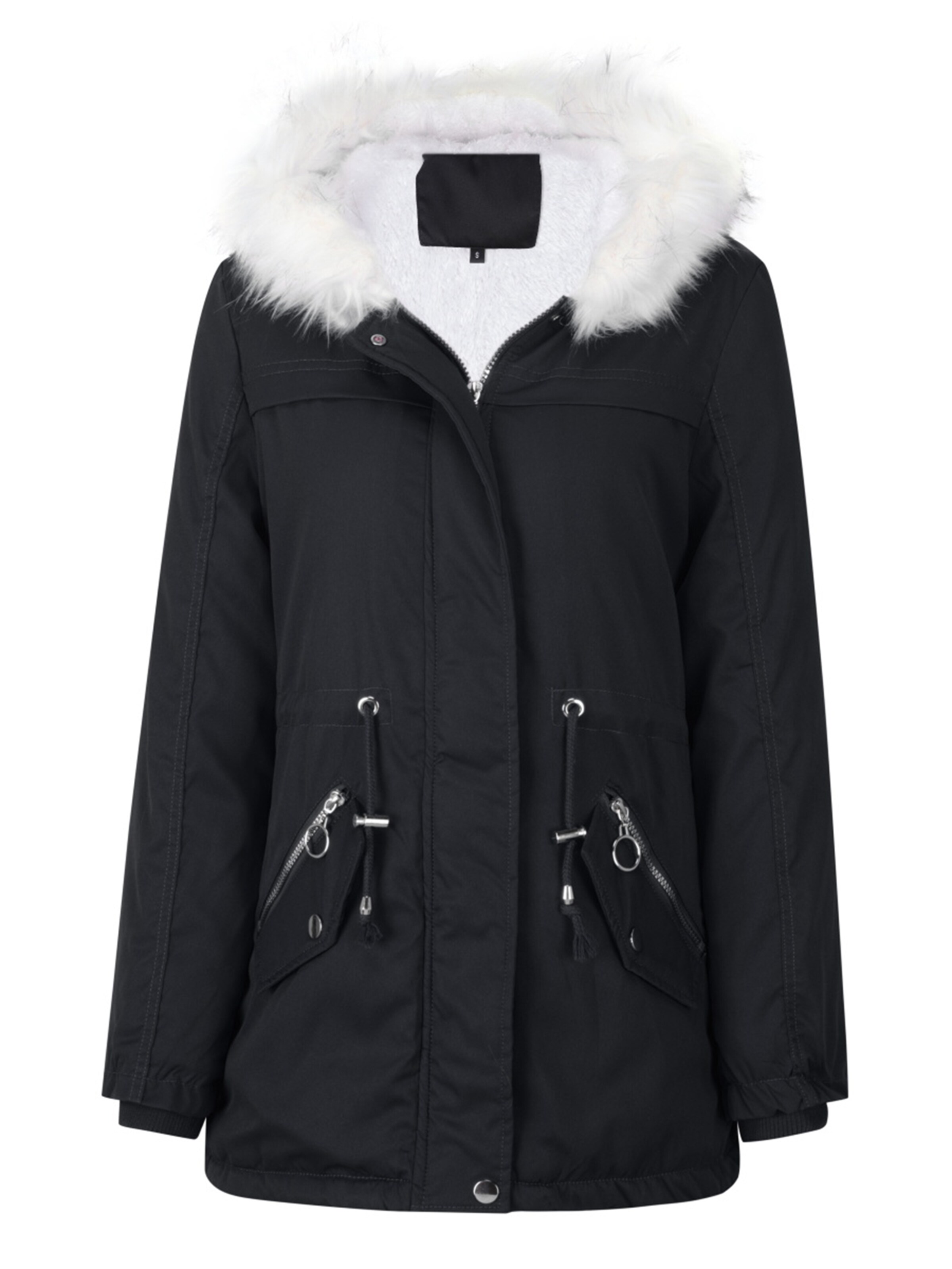 Youthup Winter Jacket in Black: front
