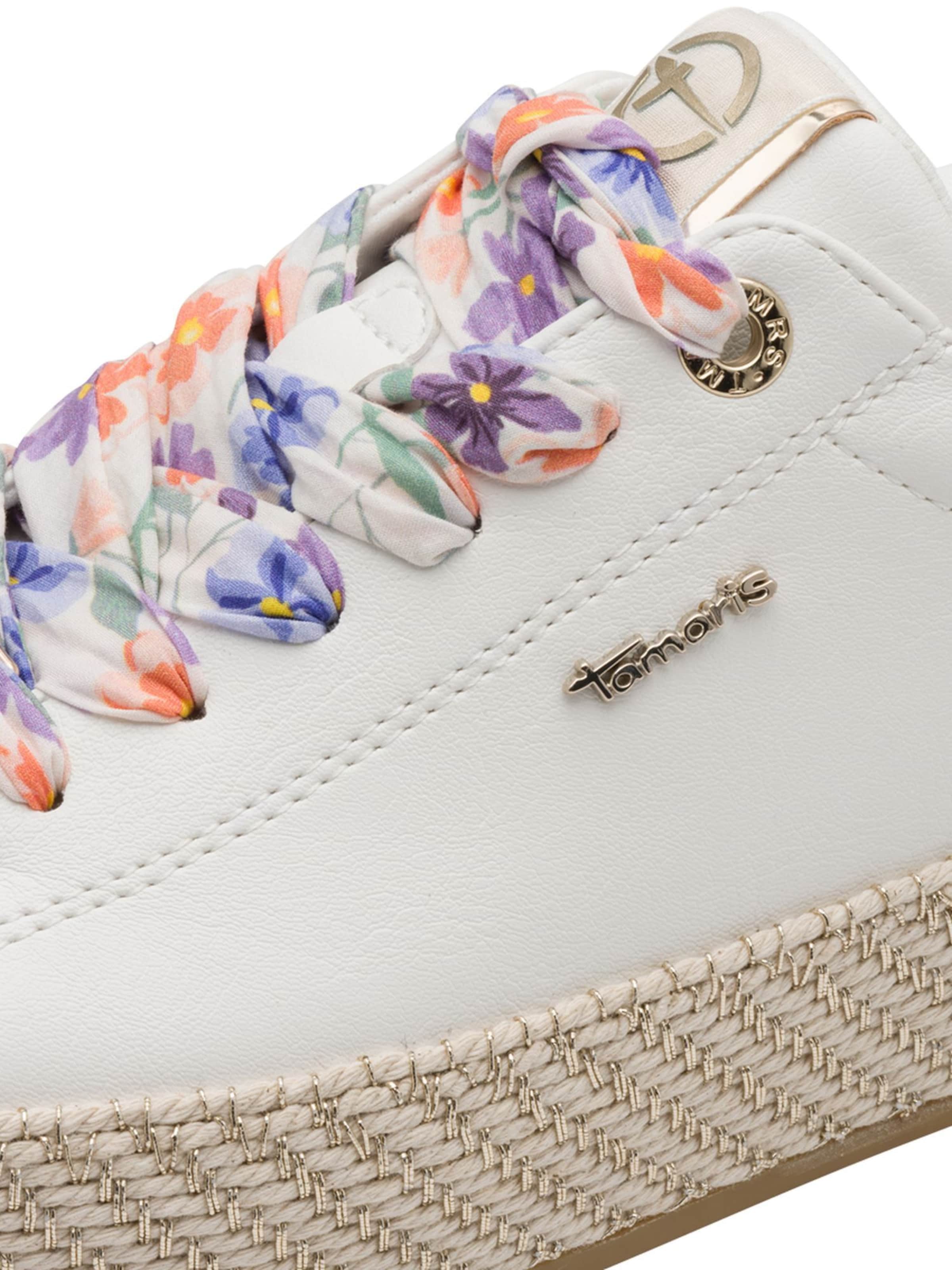 Tamaris Matalavartiset tennarit värissä valkoinen