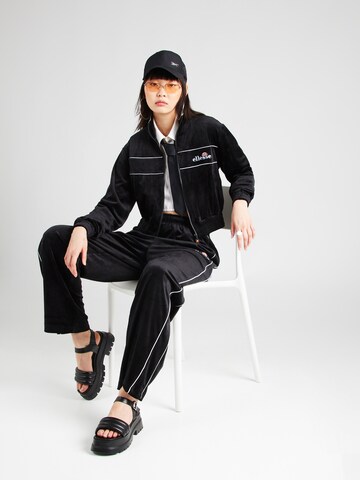 ELLESSE Tepláková bunda 'Almenwelt' - Čierna