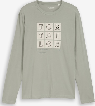 TOM TAILOR - Camisa em verde: frente