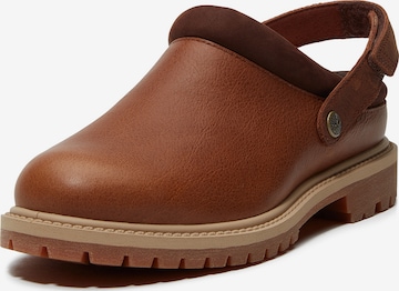 ruda TIMBERLAND Loaferai 'Clog Shoe': priekis