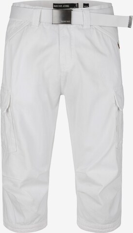 INDICODE JEANS Cargo Pants 'Nicolas' in White: front