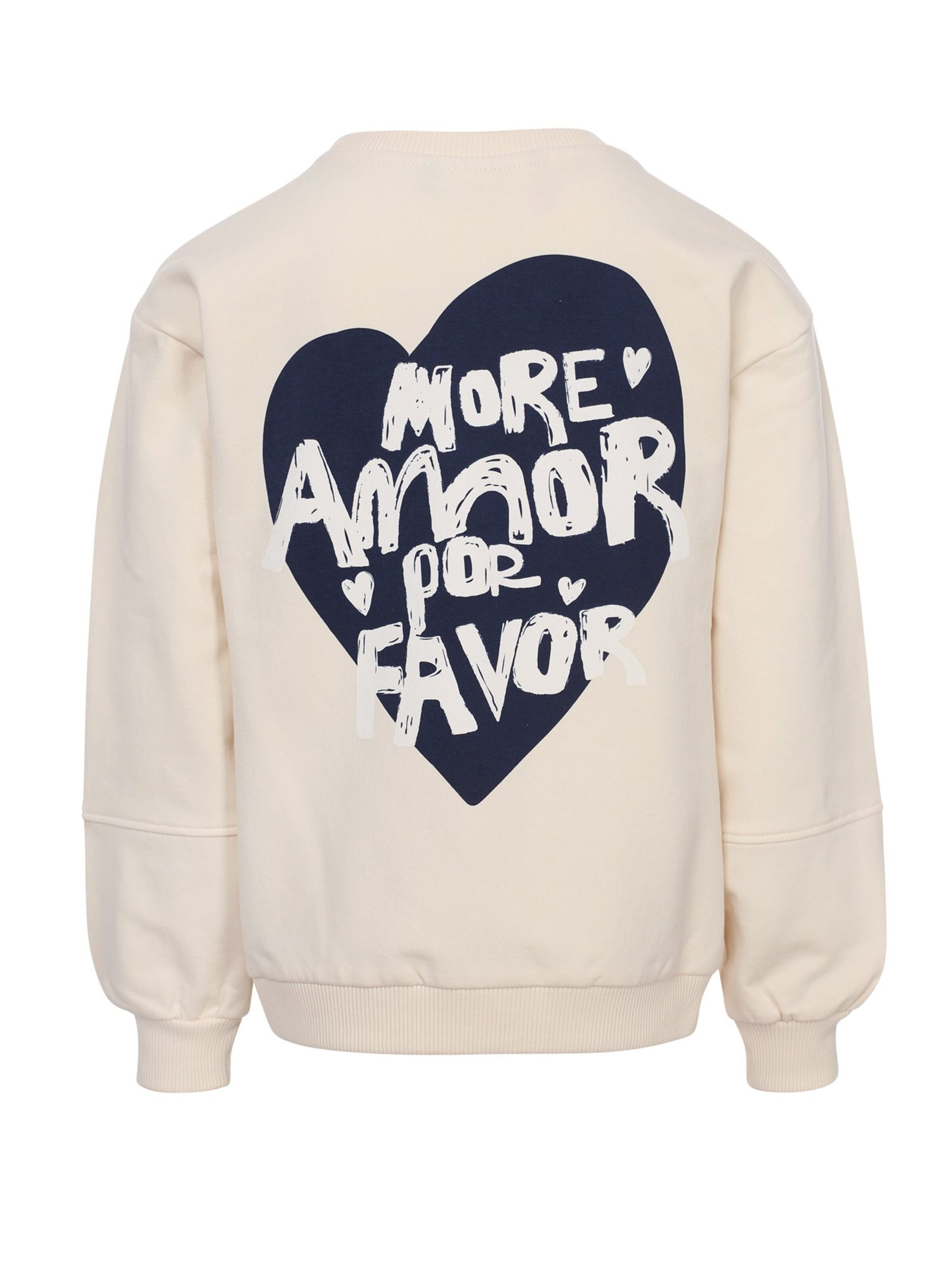 Sweat-shirt Looxs Revolution en blanc