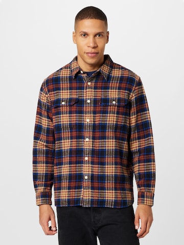 LEVI'S ® - Comfort Fit Camisa 'Jackson Worker' em castanho: frente