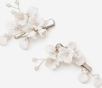 Ornement pour cheveux 'Vanessa' SallyJaneBridal en argent : devant
