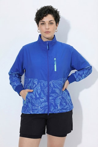 Ulla Popken Funktionsjacke in Blau: Vorderseite
